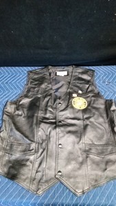 Vintage brand leather vest