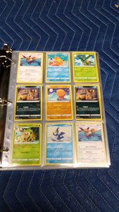 Binder of 90 Pokemon trading cards