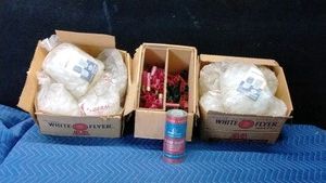 shotgun shell casings, wad columns and smokeless shotgun powder