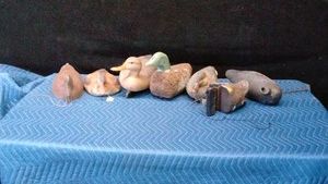 Lot of duck decoys