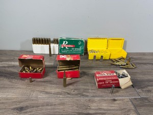 Lot of Misc. Ammo Rounds - 30-06 SPRG - 50 AE Speer - 38 special Herters - 38 special federal - 32 S&W and More