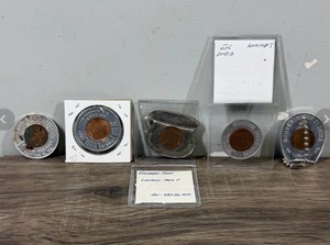5 - Collectible Souvenir  Lucky Charm Wheat Pennies - see description for more info