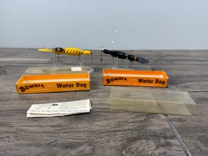 2 - Collectible Bomber Water Dog Fishing Lures in Boxes