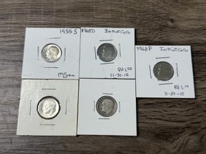 5 - Roosevelt Dimes - see dates in description