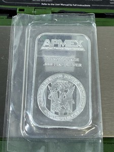APMEX 1 Troy Ounce of .999 Fine Silver in Sealed Plastic