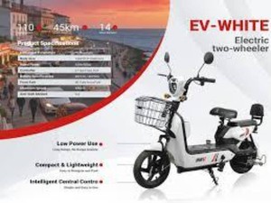 TWO-WHEELED ELECTRIC VEHICLE 2026 Unused EV (Stock Photo) Black