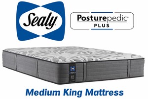 Sealy Posturepedic Plus Medium King Mattress - MSRP $1,899.99 - No Reserve