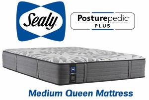 Sealy Posturepedic Plus Medium Tight Top Queen Mattress - MSRP $1,499.99 - No Reserve