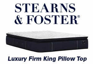 Stearns & Foster Estate Rockwell Luxury Firm Pillowtop King Mattress - MSRP $3,449.99 - No Reserve