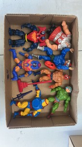 he-man, masters of the universe, action, figure lot, weapons, and accessories