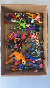 Marvel and DC action figure lot Spider-Man, fantastic four, Iron Man