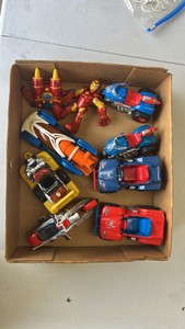 Marvel, DC, Fisher-Price, Spider-Man vehicles