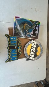 Metal Batman, signs, wall art