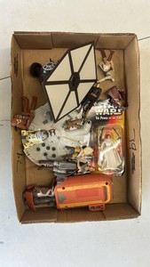 Star Wars Lot, action figures, power of the force, millennium falcon, force awakens a lot