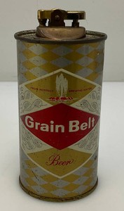 RARE 1960s Grain Belt Beer Can Lighter (Nice Condition)