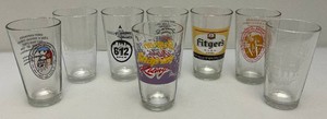 Misc. Collectible Beer Glasses Including SNAP-ON Racing & More