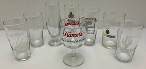 Misc. Collectible Beer Glasses Including  HAMMS & More