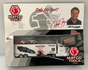 1998 Limieted Edition 1 Of 5,000 Matco Tools Racing DEAN SKUZA Miniature 164th Scale Transporter And Car