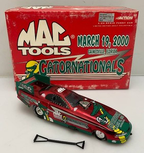 Collectible 2000 Mac Tools Gatornationals Limited Edition 1 Of 7,000 124 Scale Die Cast Mustang Funny Car (New Old Stock) Box Beat Up