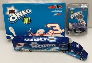 Dale Earnhardt Jr. Action Brand 164 Die Cast Limited Edition OreoRitz Hauler With Car