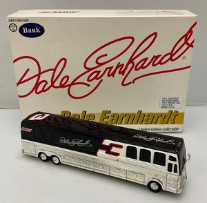 Limited Edition 1 Of 7,998 Action Brand 164 Die Cast Dale Earnhardt Coach Bus Bank