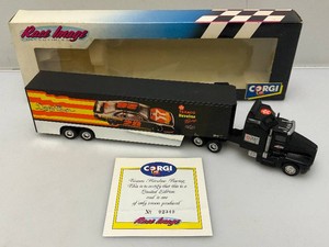 Corgi Brand Limited Edition 164 Scale Die Cast NASCAR Davey Allison Racing Team Transporter