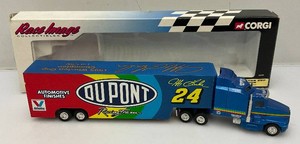 Corgi Brand Limited Edition With Numbered Certicficate 164 Scale Die Cast Winston Cup Champion JEFF GORDON Racing Team Transporter