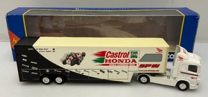 Corgi Brand 164 Scale Die Cast CastrolHonda Racing Team Transporter