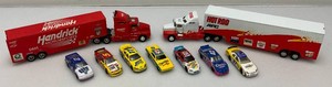 Misc. Pre-Owned Miniature Die Cast NASCAR And Transporters