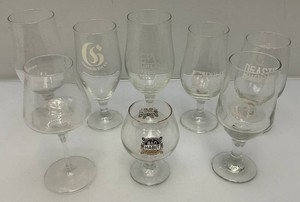Misc. Collectible Stemmed Beer Glasses