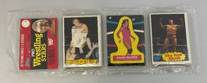 1985 Topps WWF Wrestling Trading Cards With Hulk Hogan On Pack (Factory Sealed)