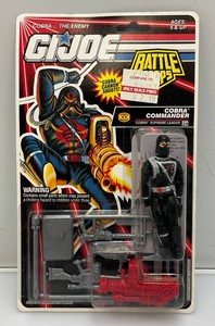1992 Hasbro GI Joe Battle Corps Cobra Commander (On Original Card Factory Sealed) NOS