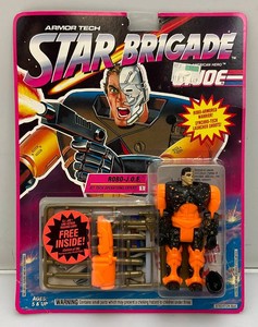 1993 GI JOE Armor Tech Star Brigade ROBO - Joe (On Original Card Factory Sealed) NOS