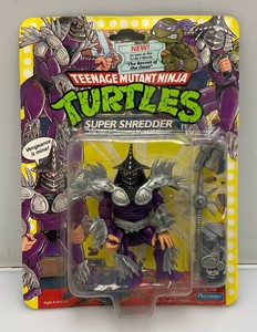 1991 Teenage Mutant Ninja Turtles (Super Shredder) Action Figure On Original Card NOS