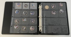 Collectible The American Space Coin Collection Enameled Kennedy Half Dollars