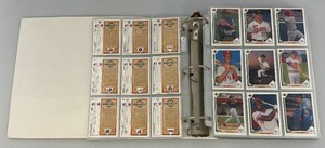 Unsorted 1991 Upper Deck Baseball Cards In Album