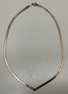 Vintage STERLING Silver Chocker Necklace 15 5.07 Grams