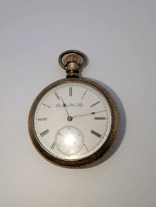 Antique Elgin National Watch Co. open-face pocket watch-untested (MSRP $250-450)