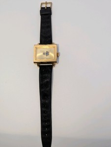Vintage Endura Swiss jump hour watch, gold plated case- untested