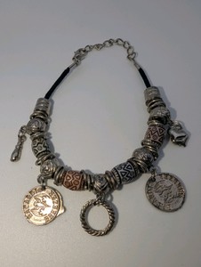 Bacardi Breezer promotional coin charm bracelet