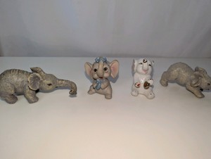 Vintage Porcelain Elephant Collection
