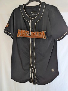 Harley-Davidson Mens 03 Baseball Jersey, Size Medium