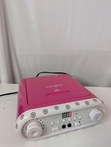 Vaughn pink karaoke machine, working condition, no microphone