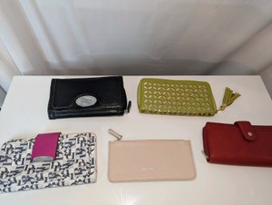Womens Wallet Lot of 5- Leather, Dana Bachman