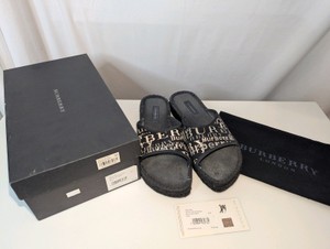 Burberry espadrille slides, size 366 Comes with Box and Dust Bag