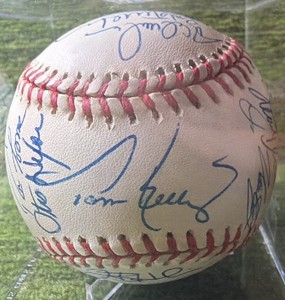 Minnesota Twins Signed Team Autographed Base Ball - Tom Kelly-Brad Radke- OVER 20 Signatures 