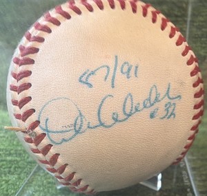 Dan Gladden Signed Baseball Autograph Inscribed 8791, Al Newman Autographed - Minnesota Twins Legends