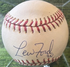 Lew Ford #20 Minnesota Twins Autographed Sweet Spot Baseball Rawlings Baseball