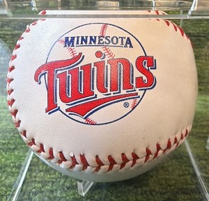 Minnesota Twins Baseball in Display Case- Great for Getting Autos or Memorabilia  Iconic Minnesotan Piece 