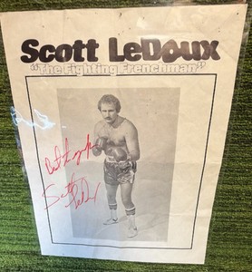The Fighting Frenchman  Minnesotas Boxing Legend Scott Ledoux P Autographed 